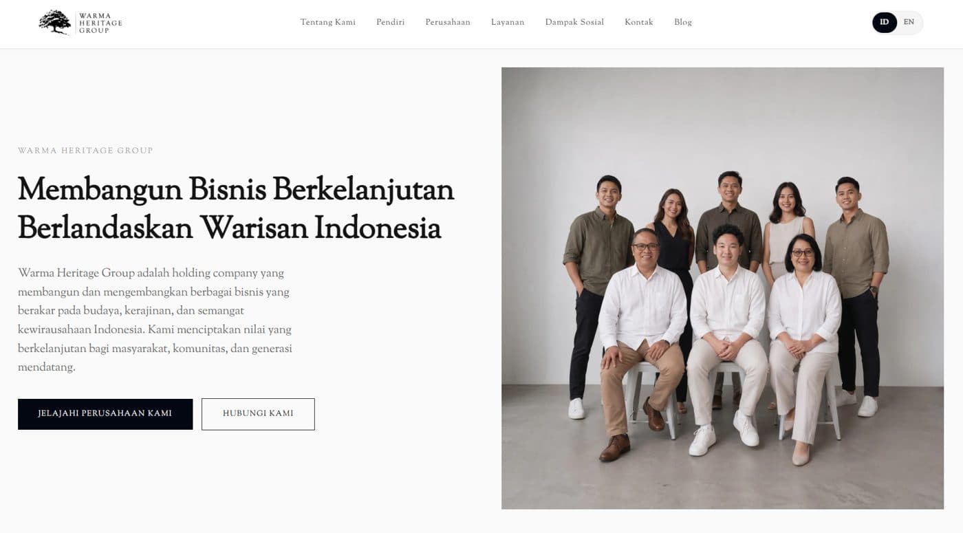 Warma Heritage Group screenshot
